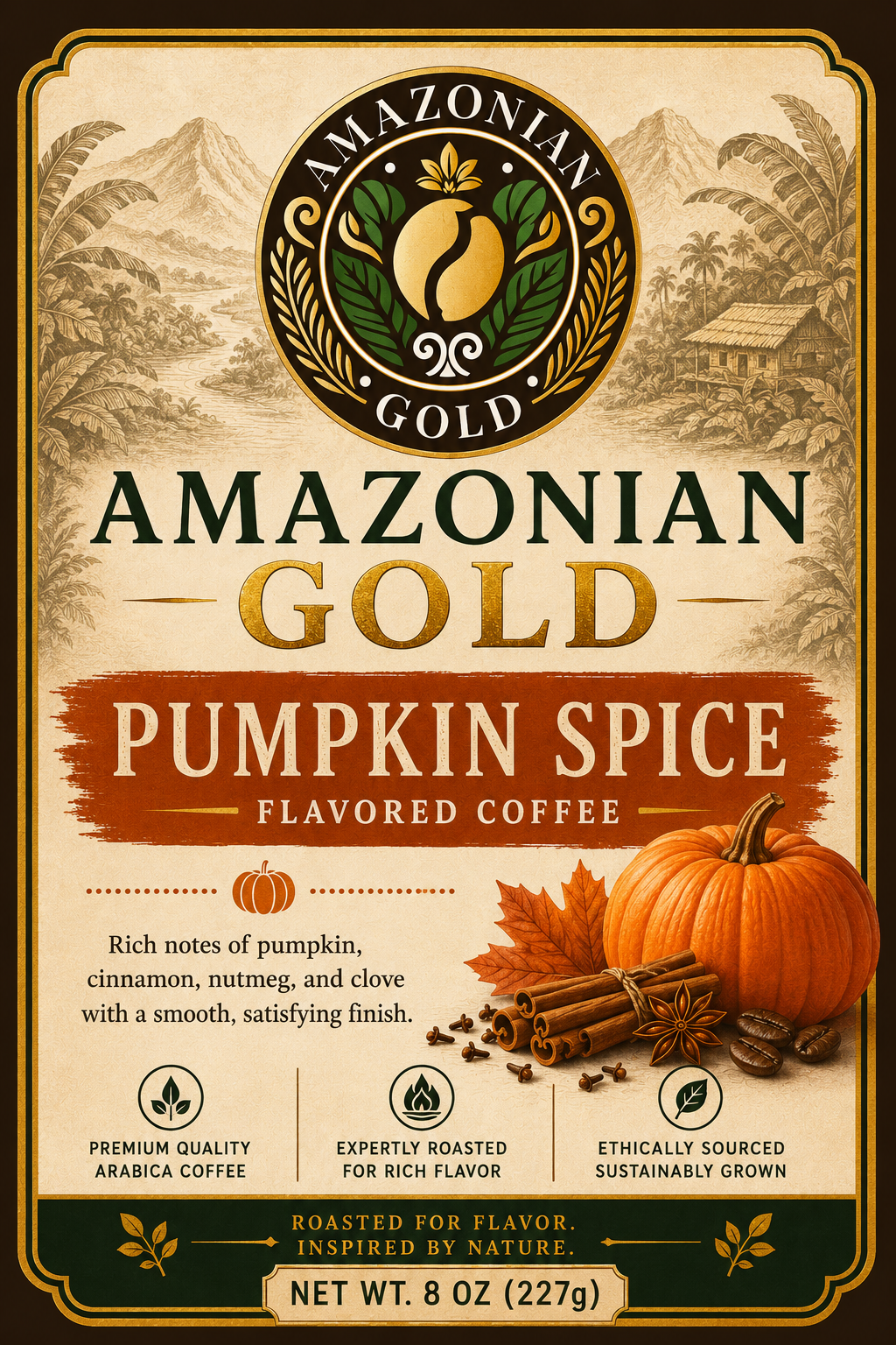 Pumpkin Spice Coffee | Amazonian Gold Coffee